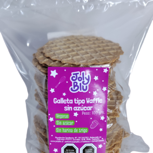 Galletas tipo Waffles sin azúcar 100 gramos