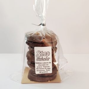 Galletas cubiertas de chocolate sin azúcar 190 gramos